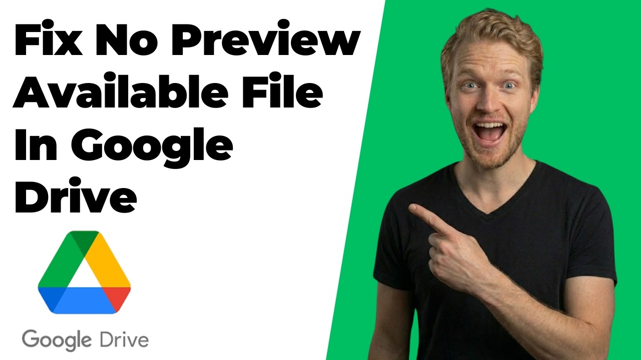 How To Fix No Preview Available File In Google Drive (Easy Guide) - YouTube