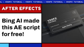 Easily adjust keyframe easing, with the help of Ai! [Free Script Download]