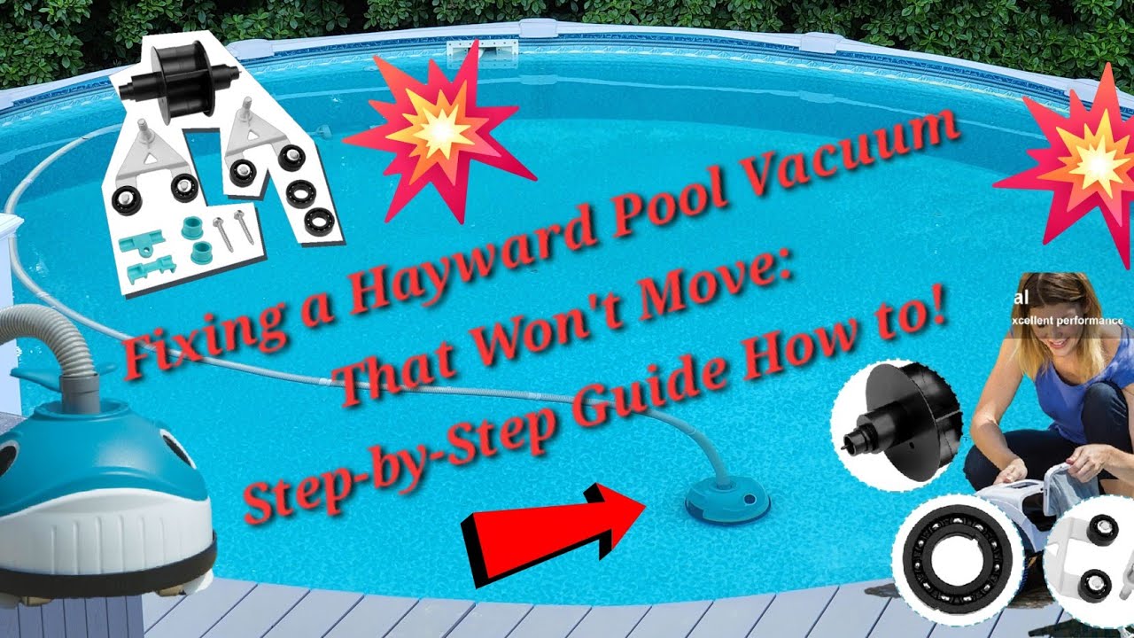 Fixing a hayward pool vacuum that won t move link below step by
