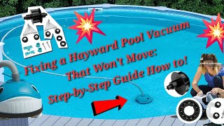 Fixing a Hayward Pool Vacuum That Won't Move: Link below ⬇️ Step-by-Step Guide How to!