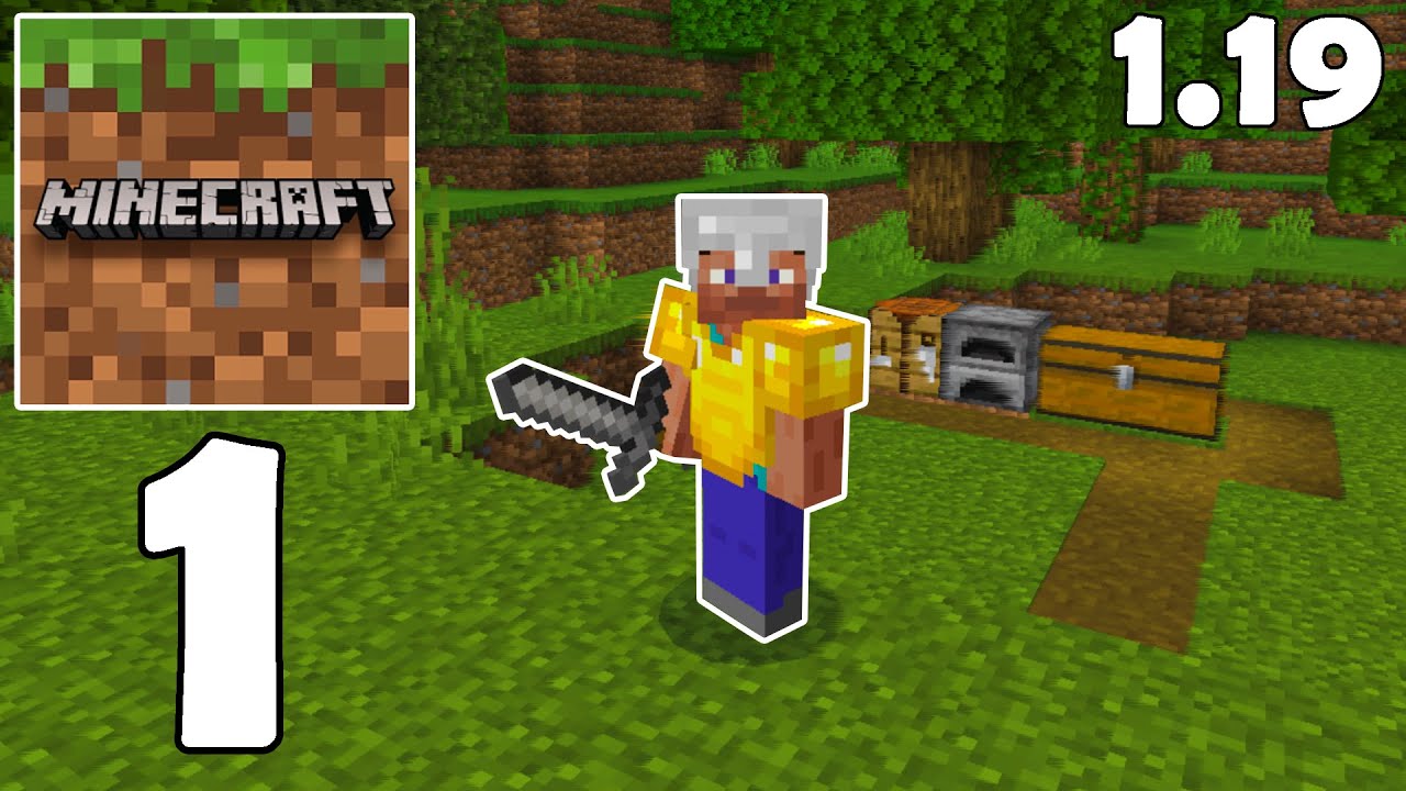 Minecraft PE 1.19 - SURVIVAL - Gameplay Part 1 (A NEW BEGINNING