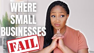 THIS is where most small businesses fail | TOUGH Early stages of business & 3 Steps to SURVIVE