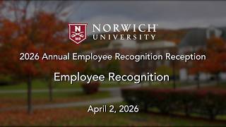 Norwich University - 2026 Annual Employee Recognition Reception 4/2/2026