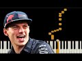 How To Play Max Verstappen Song On Piano