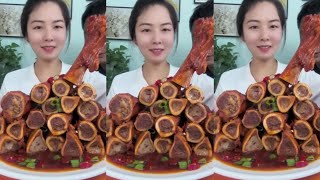 Mukbang Yang Zai Food Spicy Lamb Ribs Sharing Food Broadcast