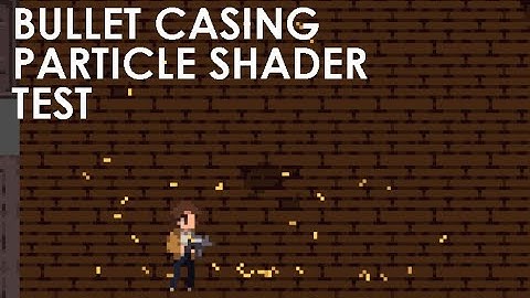 Bouncing Bullet Shells - Godot Particle Shader Test