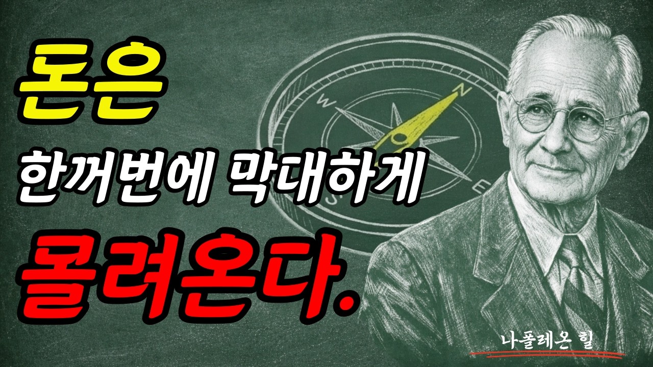 돈은 한순간에 막대하게 파도처럼 밀려온다. I 나폴레온 힐 I