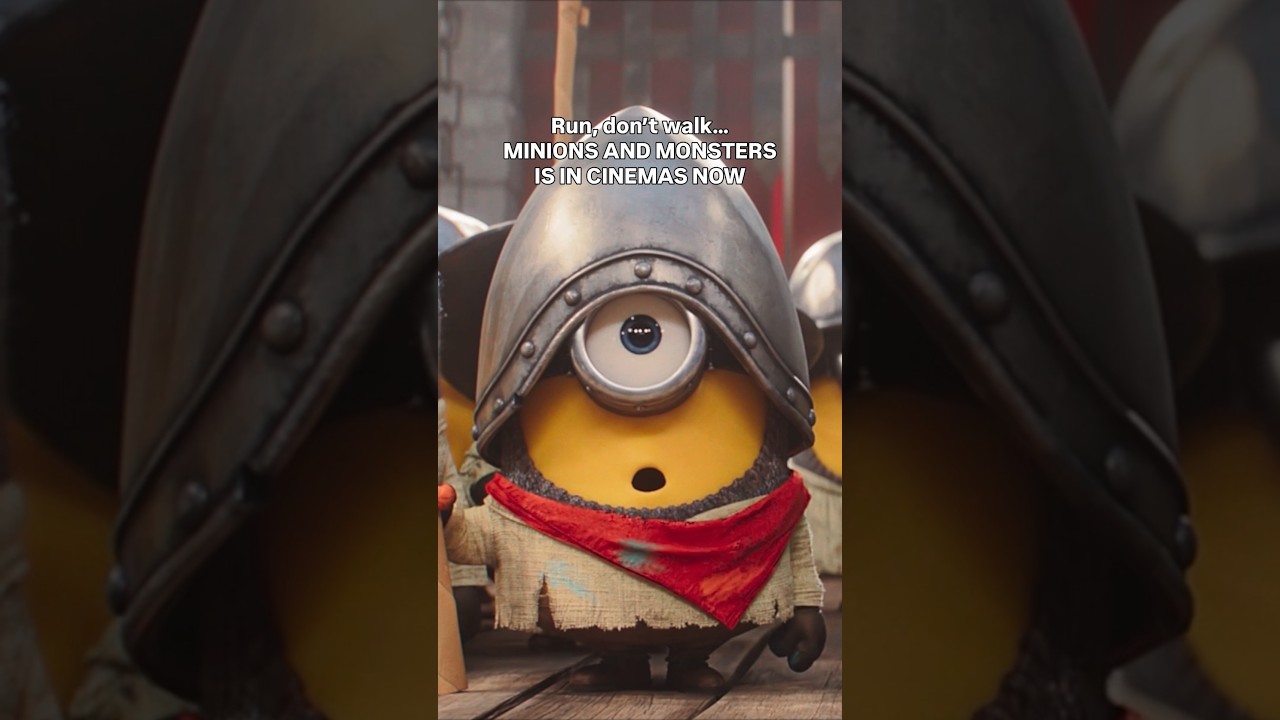 This is not a drill... Minions and Monsters is in cinemas NOW!