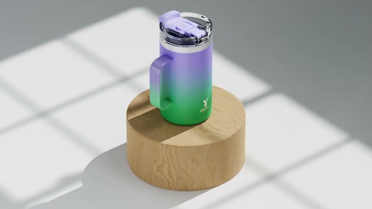 Meoky 20oz coffee mug Rainbow