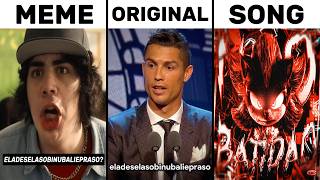 eladeselasobinubaliepraso Ronaldo Original vs Meme vs Original Song