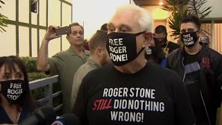 Roger Stone 'confident' after Donald Trump commutes his sentence