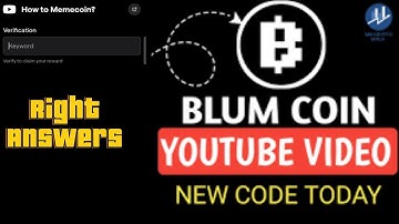 How to memecoin || Blum video code || Blum Airdrop
