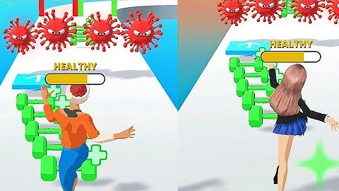 Run Healthy Game 3D All Levels Part 4/iOS, Walkthrough, iPhone, update gameplay 2022