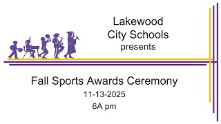 LHS Fall Athletic Awards 11-13-2025