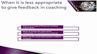 Giving Feedback