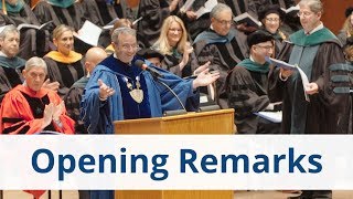 Commencement 2018, 2 of 10: Opening Remarks Wealth