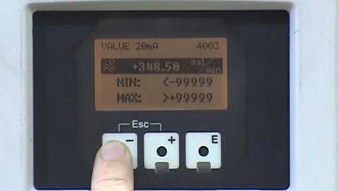 Basic Set Up of an Endress + Hauser Promag 53