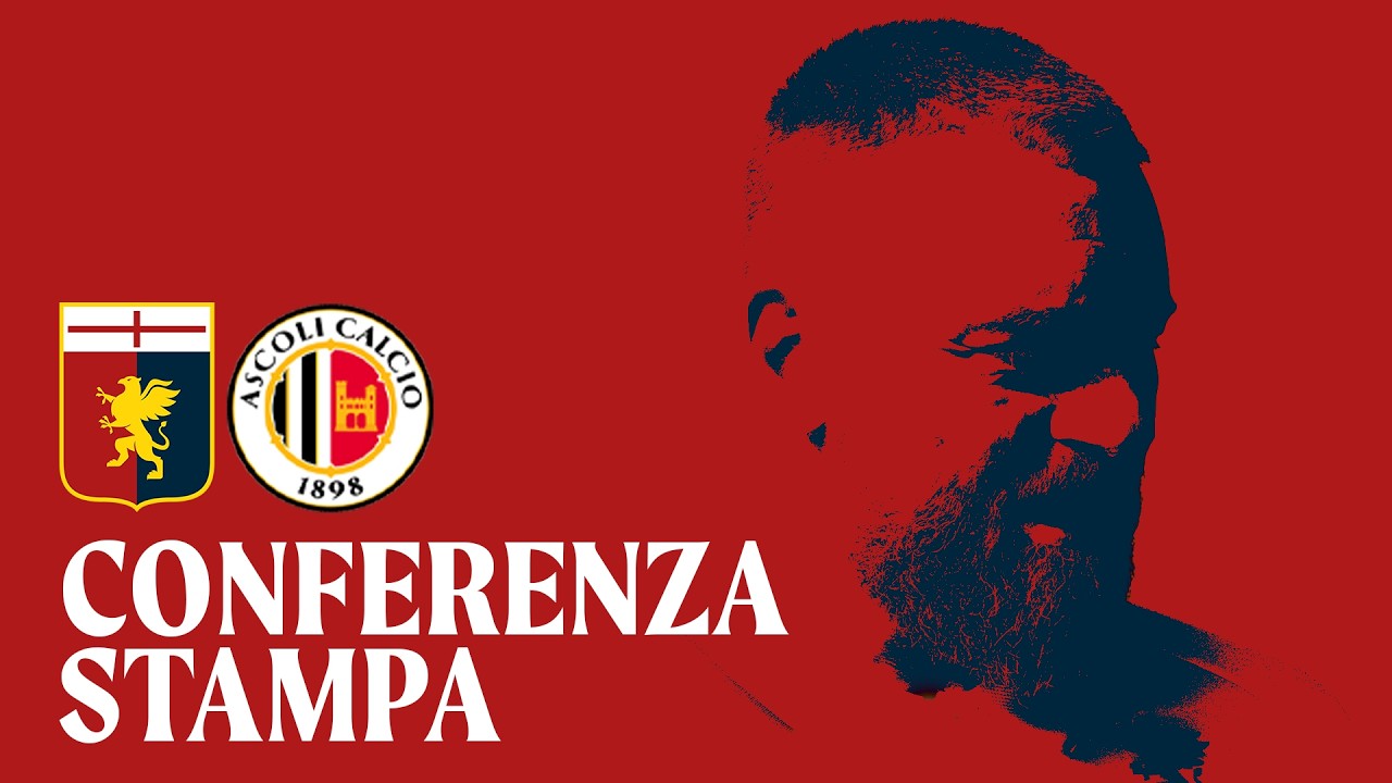 CONFERENZA STAMPA | GENOA - ASCOLI | COPPA ITALIA FRECCIAROSSA 26/27