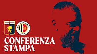 CONFERENZA STAMPA | GENOA - ASCOLI | COPPA ITALIA FRECCIAROSSA 26/27