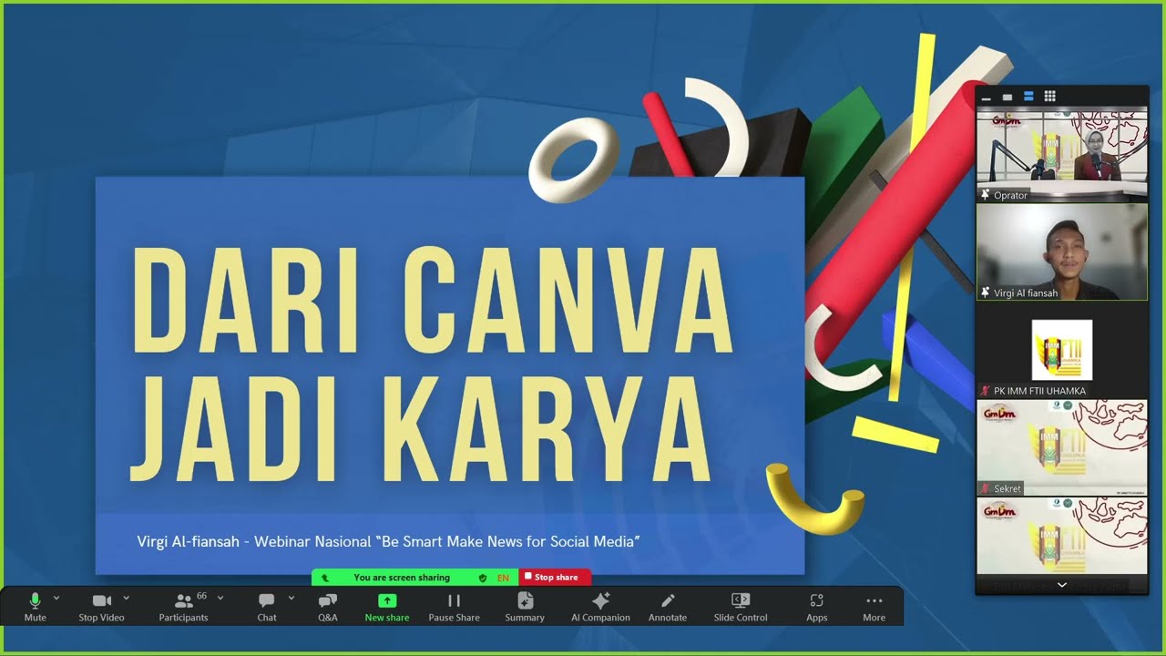 Webinar Nasional Generasi Muda Desain Mendunia 