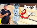 The BIGGEST Mistakes DIYers Don&#39;t Know They Are Making When Wiring Receptacles | How To