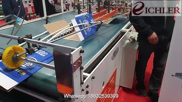 SEMI AUTOMATIC THREE POINTS LOCK BOTTOM FOLDER GLUER