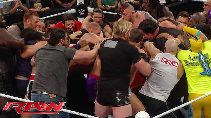 Never-before-see...  footage of the brawl between ...