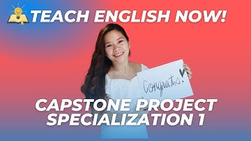 Coursera Teach English Now! Capstone Project Specialization 1 Micro Lesson Teaching Video