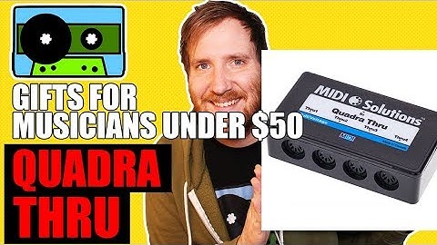 GIFTS FOR MUSICIANS UNDER $50: MIDI Solutions Quadra Thru | 424recording.com