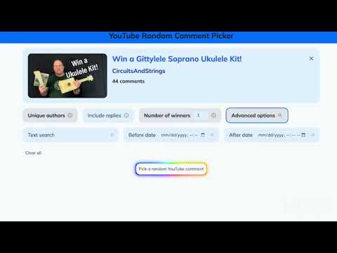 Gittylele Ukulele Kit Winner!