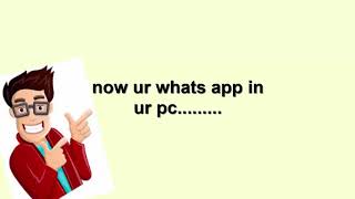 USE WHATSAPP in pc or mobile by whatsscan/whatsweb (PART -2) screenshot 3