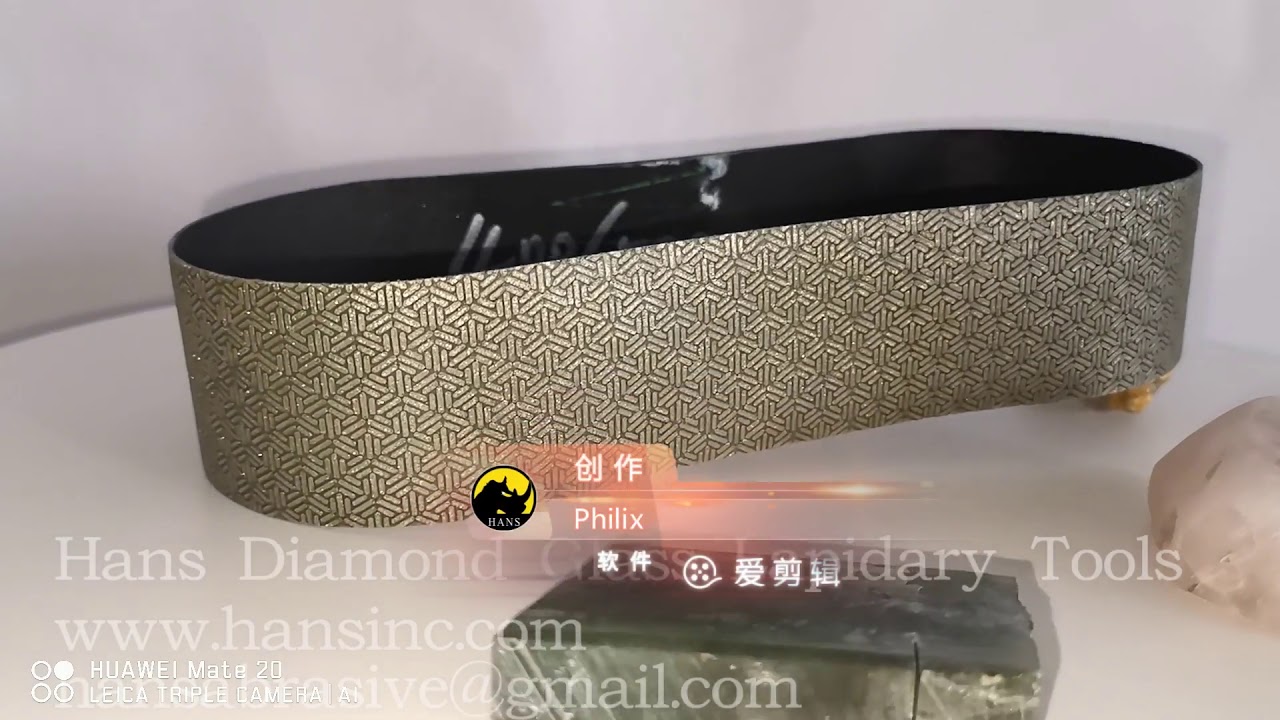 Flexible Diamond Grit Sanding Belts