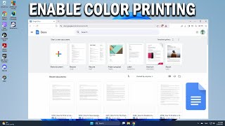 How To Print in Color on Google Docs - Easy Fix