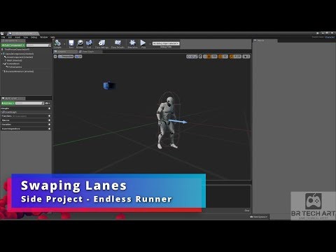 UE4 - Side Project - Endless Runner - Week2 - BRTechArt