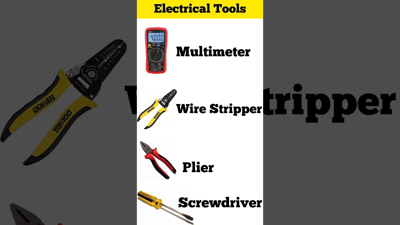 Electrical Tools Vocabulary