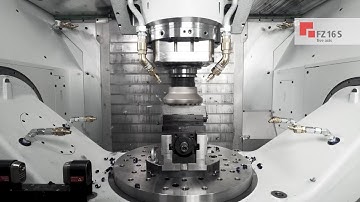 CHIRON FZ 16 S five axis with HSK 100 I Machining (EN)