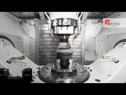 CHIRON FZ 16 S five axis with HSK 100 I Machining (EN)