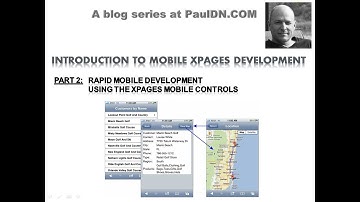 Part 2 - Rapid Mobile Development using the XPages Mobile Controls