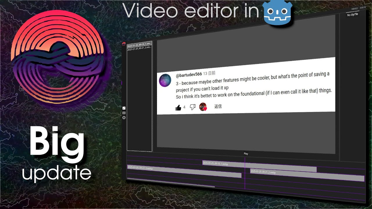GoZen devlog - My video editor in Godot is growing! - YouTube