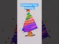 Satisfying Creative Drawing #christmastree #shortsfeed #shorts