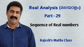 Sequence of Real Numbers