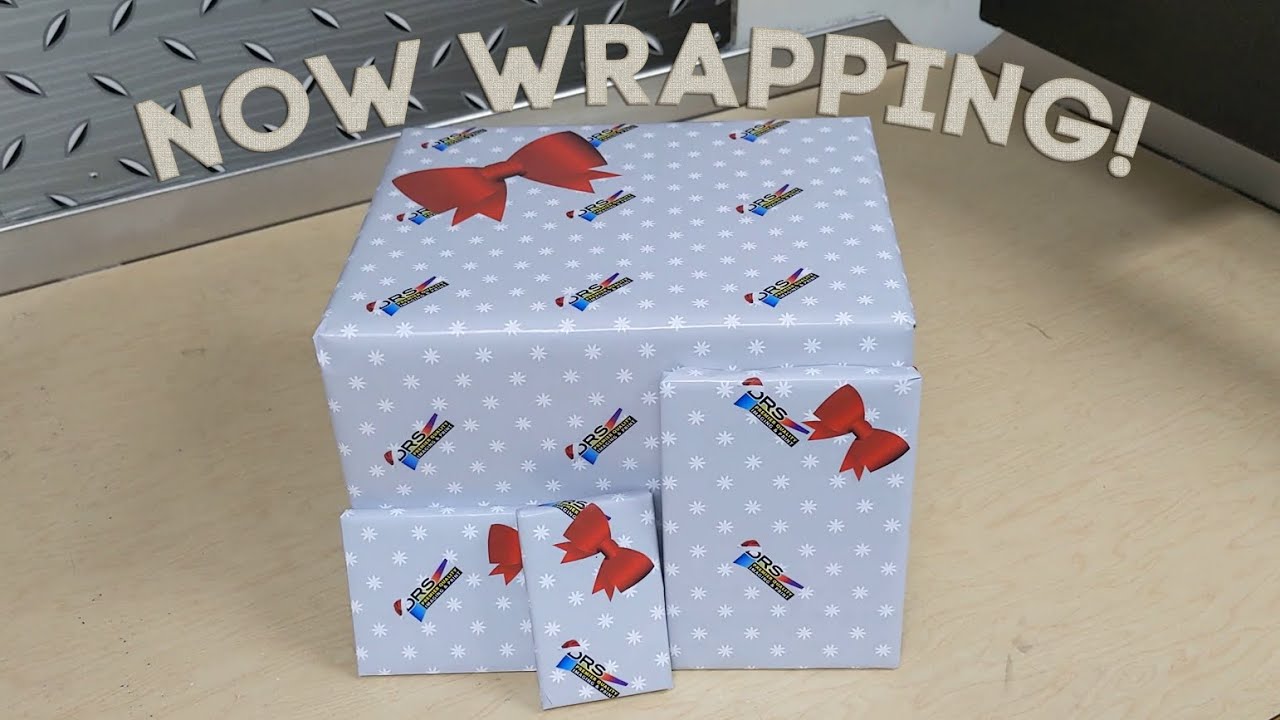 Corporate branded custom gift wrapping paper!