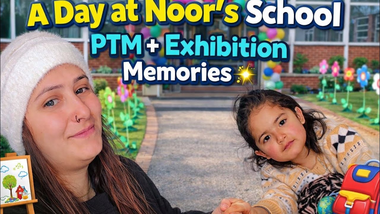 PTM day + school exhibition = priceless memories 💕 