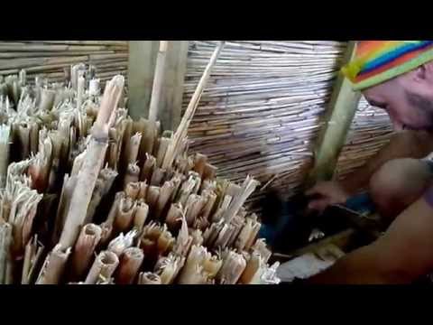 Дом из камыша (очерета, тростника)