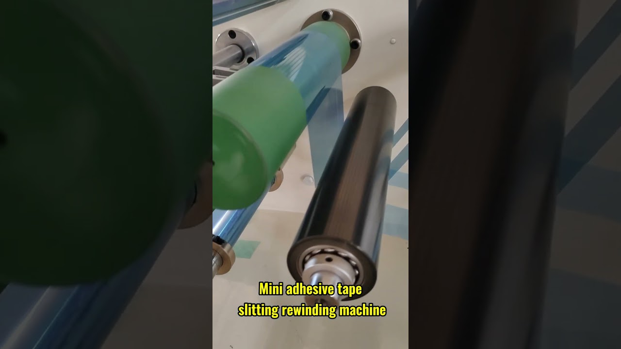 Mini adhesive tape slitting rewinding machine/ Small slitter 