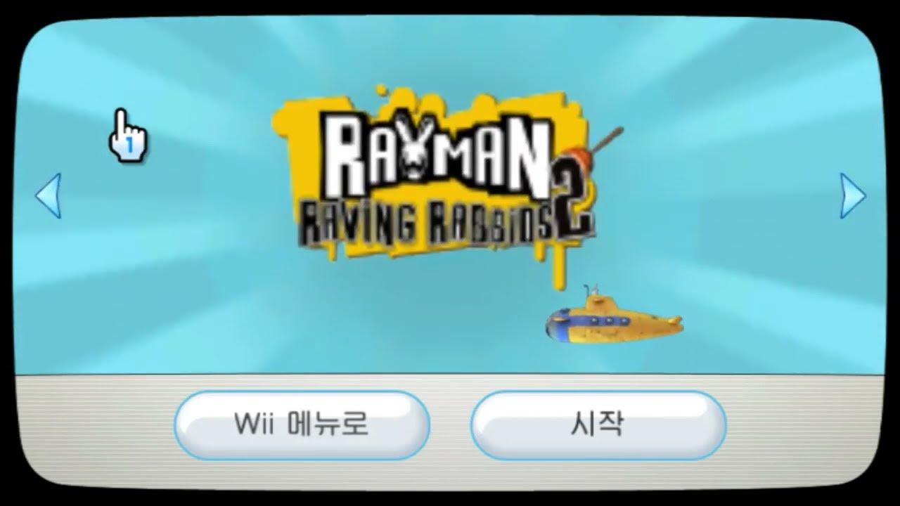 Custom Wii Channels Korean Raving Rabbids Games (WADs) YouTube