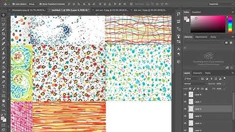 Assembling a Photo Collage of Scanned Images in Photoshop CC