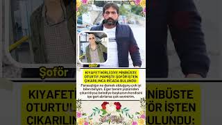 Muğlada Kiyafeti̇ Ki̇rli̇ Di̇ye Dolmuşa Alinmamaşti, Şoför İşten Atilinca Bakin Ne Ri̇ca Etti̇