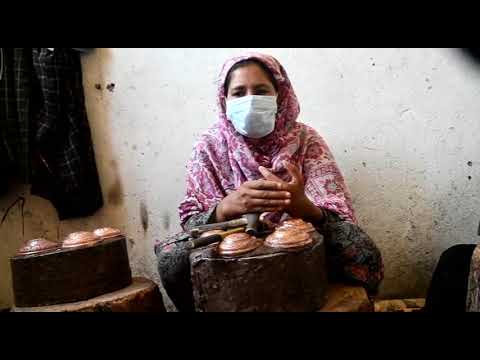 Copper utensils Enterprise start up by an SHG Group from Singhpora