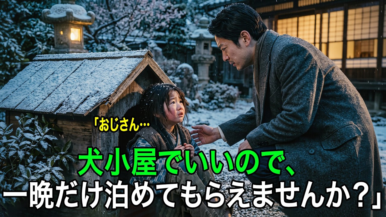 貧しい孤児の少女が、大富豪の会長にそうお願いした瞬間…